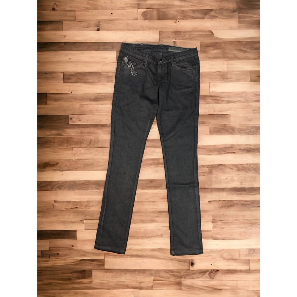 RESIN The Aslan Mid Rise Skinny Black Size 27 New with Tags Inseam 34
